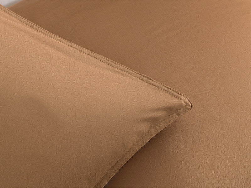 Zo Home Dekbedovertrek Percale Percalle Cream Tan