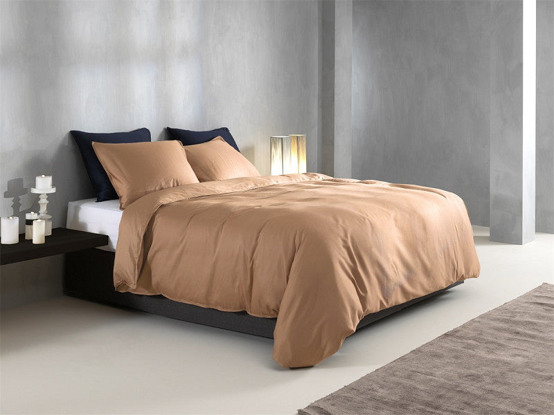 Zo Home Dekbedovertrek Percale Percalle Cream Tan