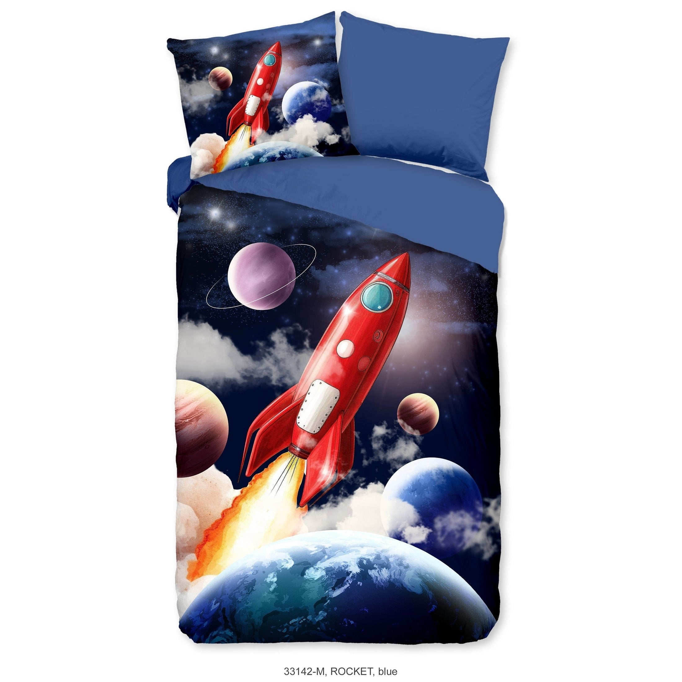 Pure Dekbedovertrek Microfiber Rocket Blauw