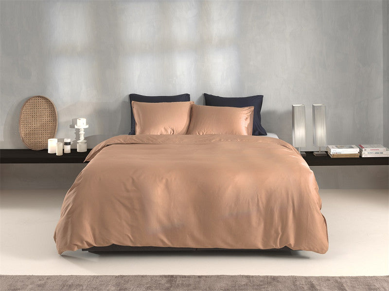 Zo Home Dekbedovertrek Percale Percalle Cream Tan