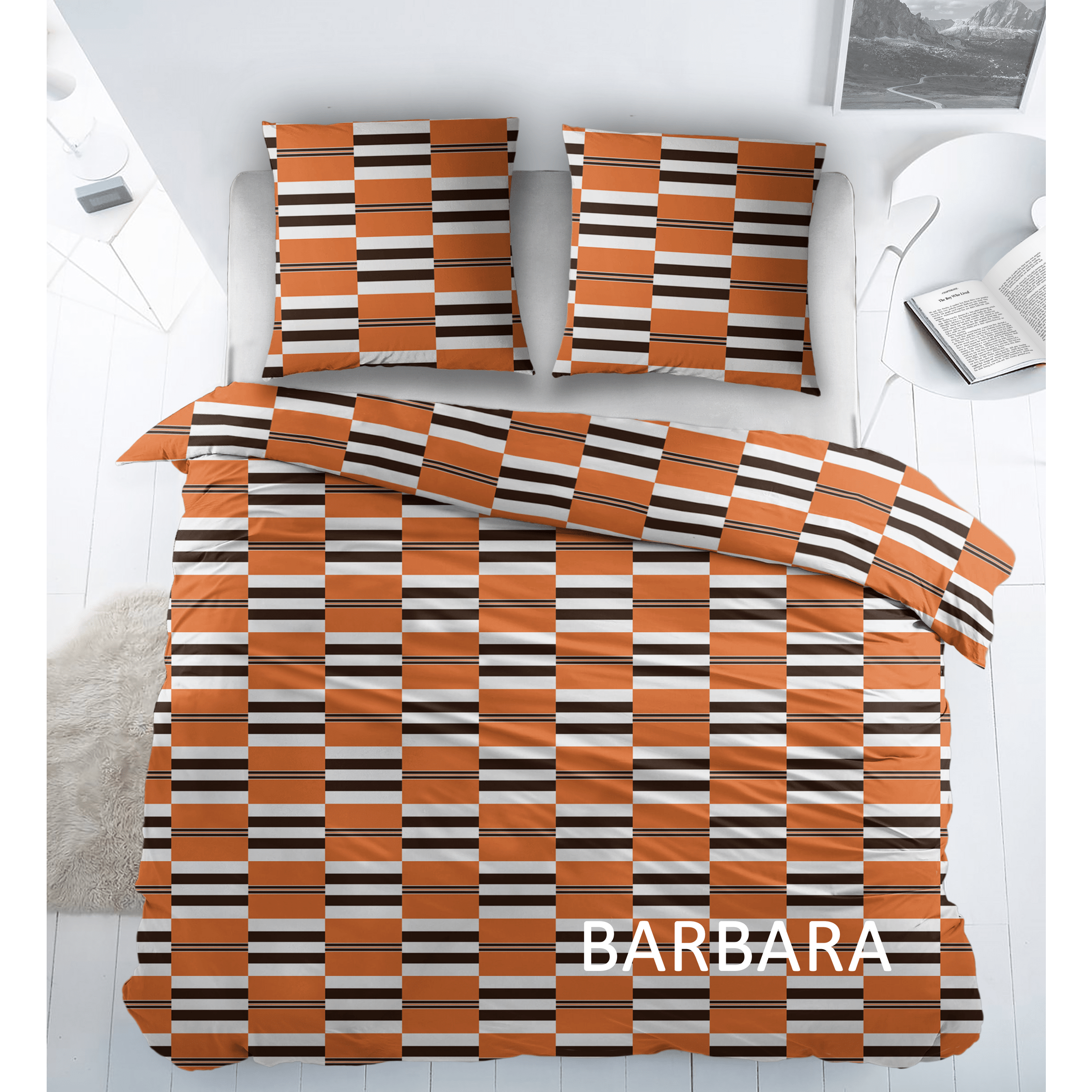 Cottons Bettbezug Baumwolle Barbara Orange