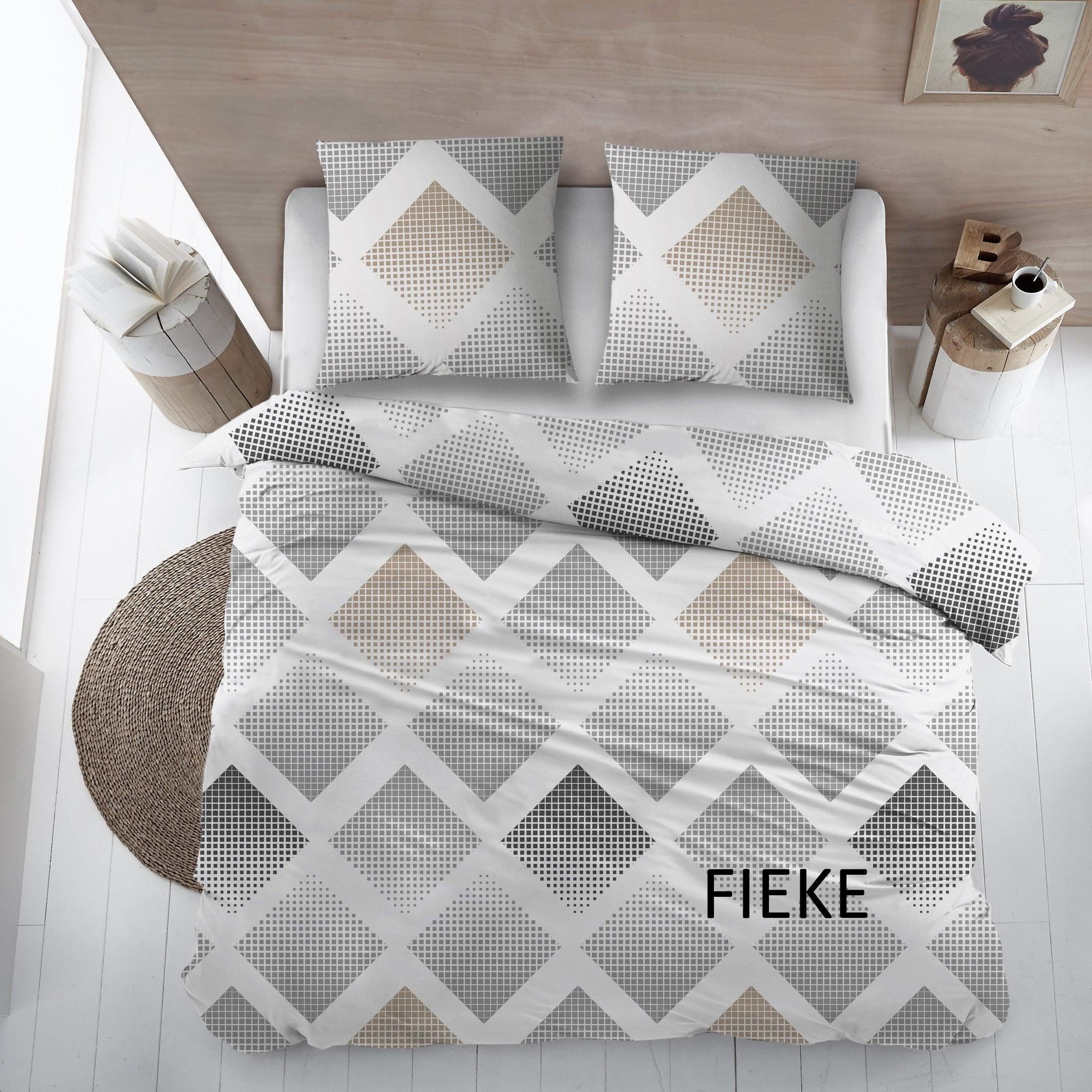 Cottons Dekbedovertrek Fieke Flanel - Bedtextielonline.be