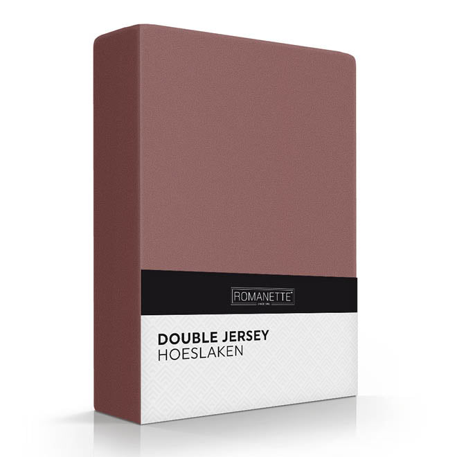 Romanette Hoeslaken Double Jersey Taupe