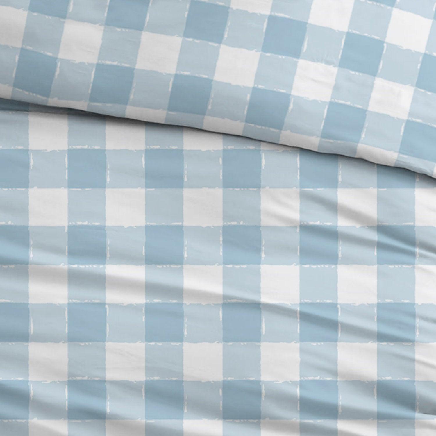 Dekbedovertrek Katoen Mila Blue - Bedtextielonline.be