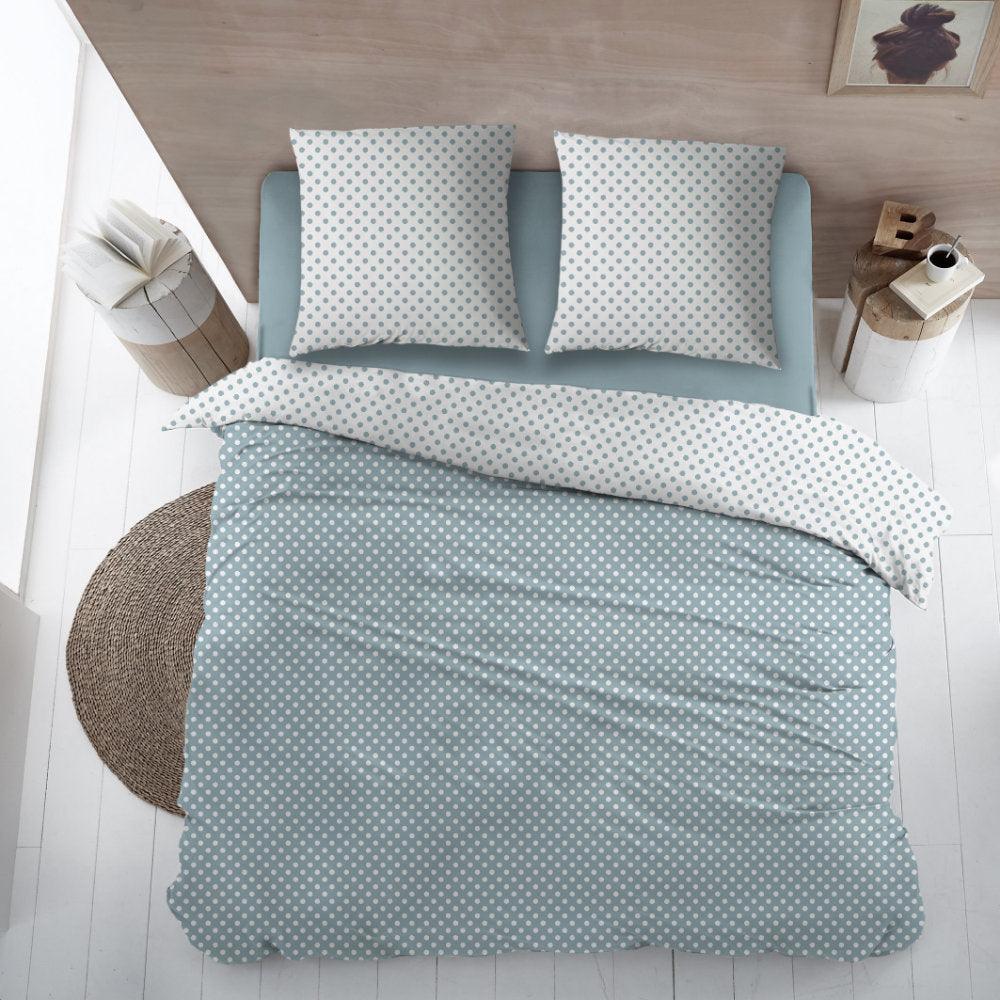 Lakenset Katoen Pierrot Blauw - Bedtextielonline.be