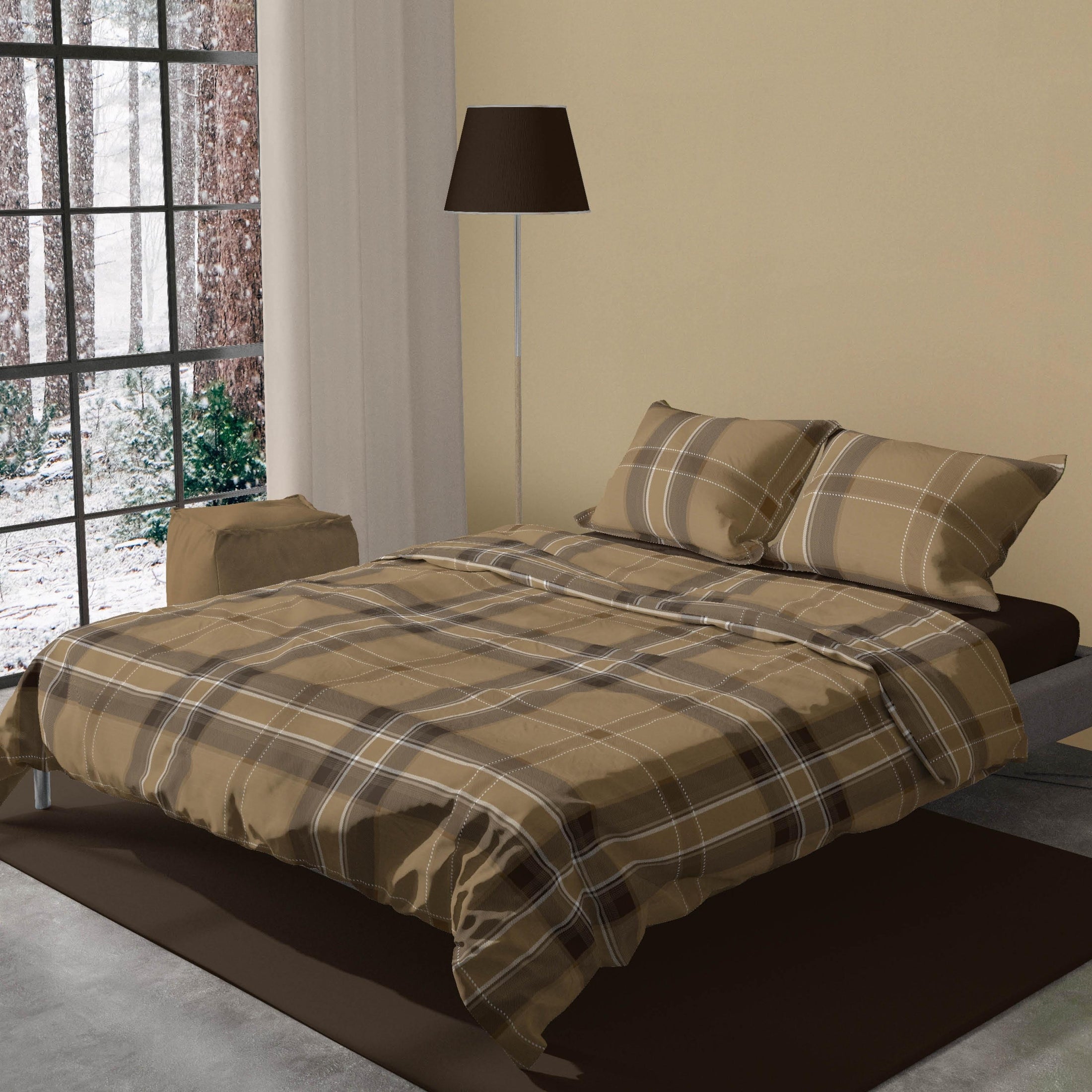 Romanette Dekbedovertrek Colpasso Flanel - Bedtextielonline.be