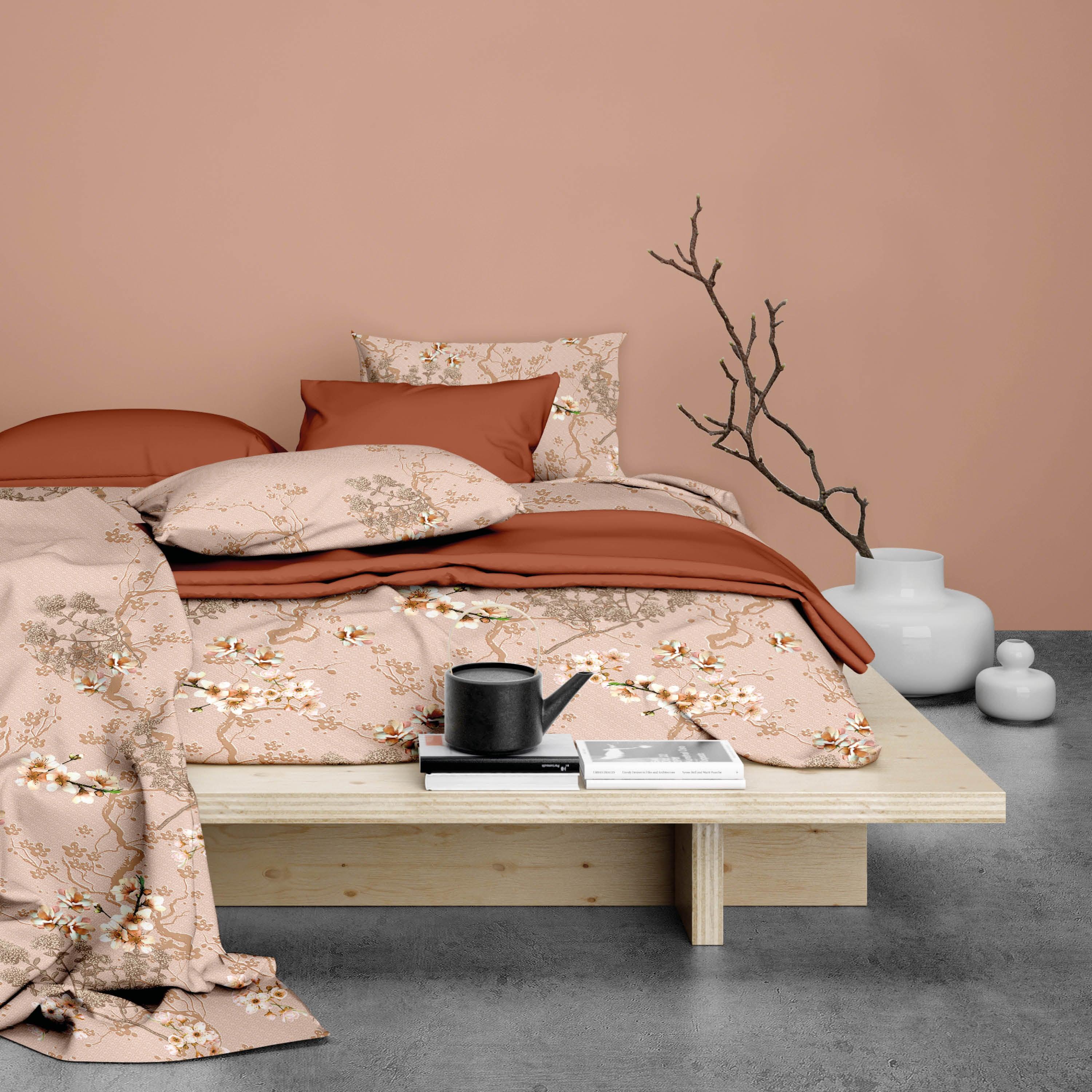 Satin d'Or Dekbedovertrek Naoki Copper Satijn - Bedtextielonline.be