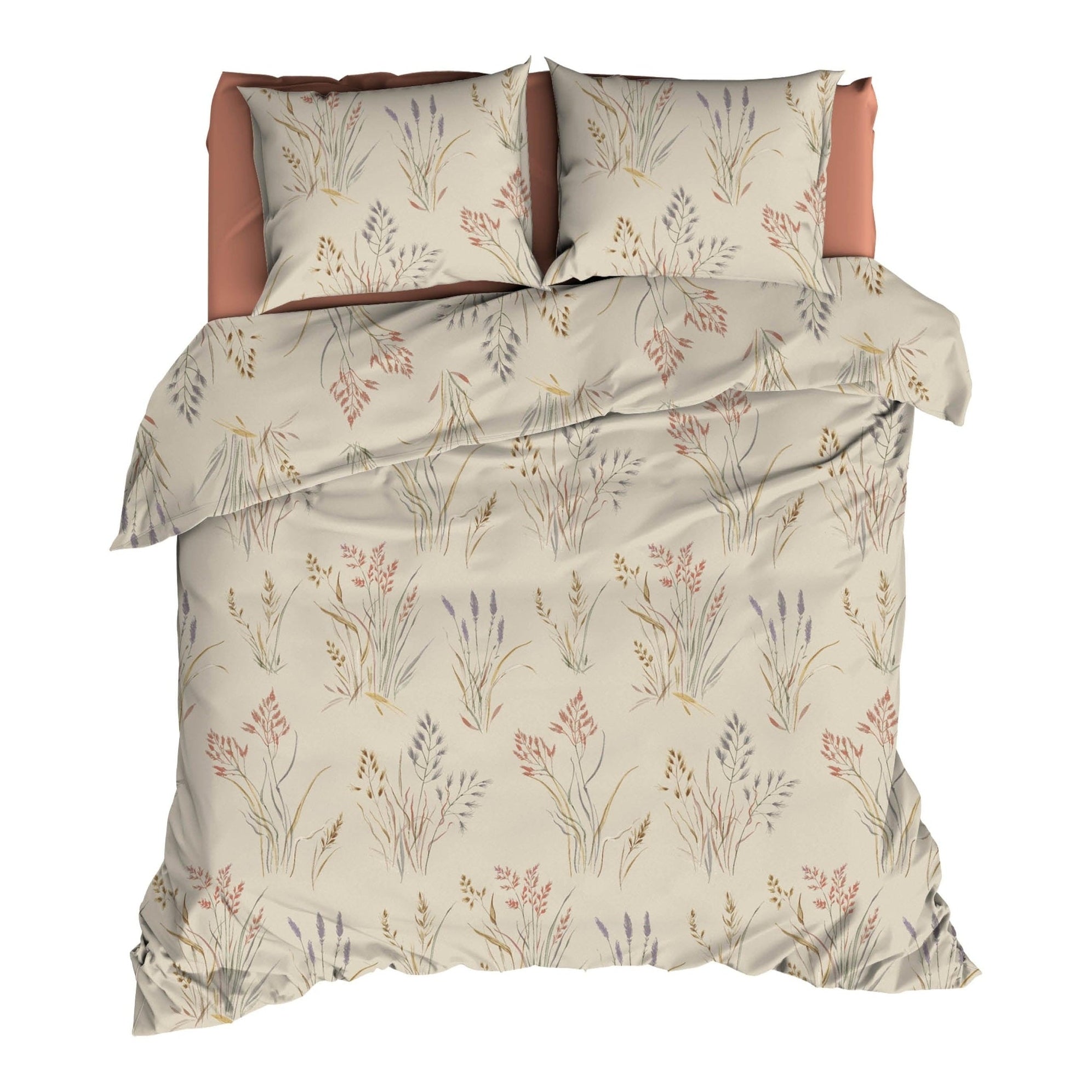 Romanette Dekbedovertrek Farini Beige Katoen - Bedtextielonline.be