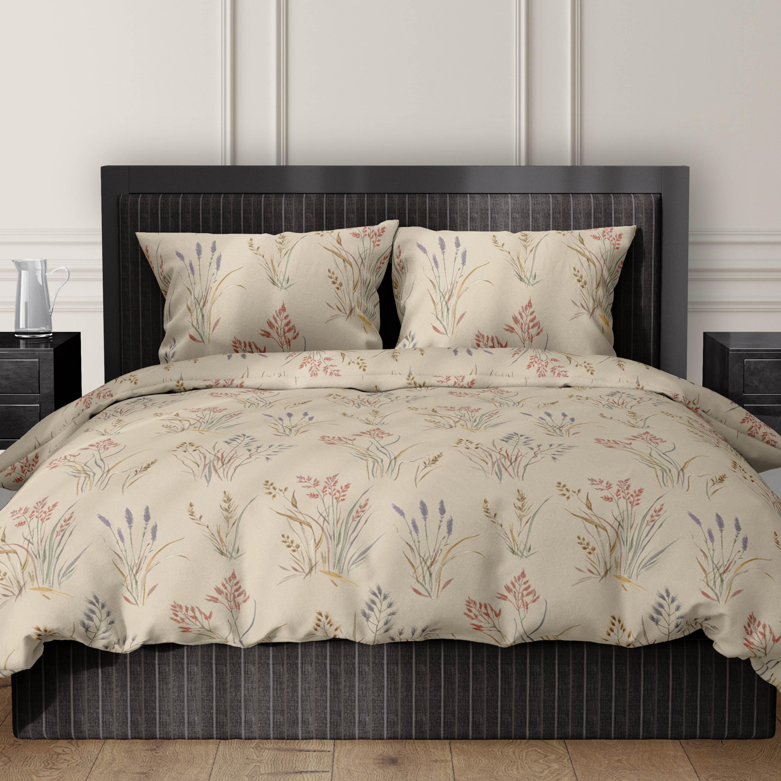 Romanette Dekbedovertrek Farini Beige Katoen - Bedtextielonline.be