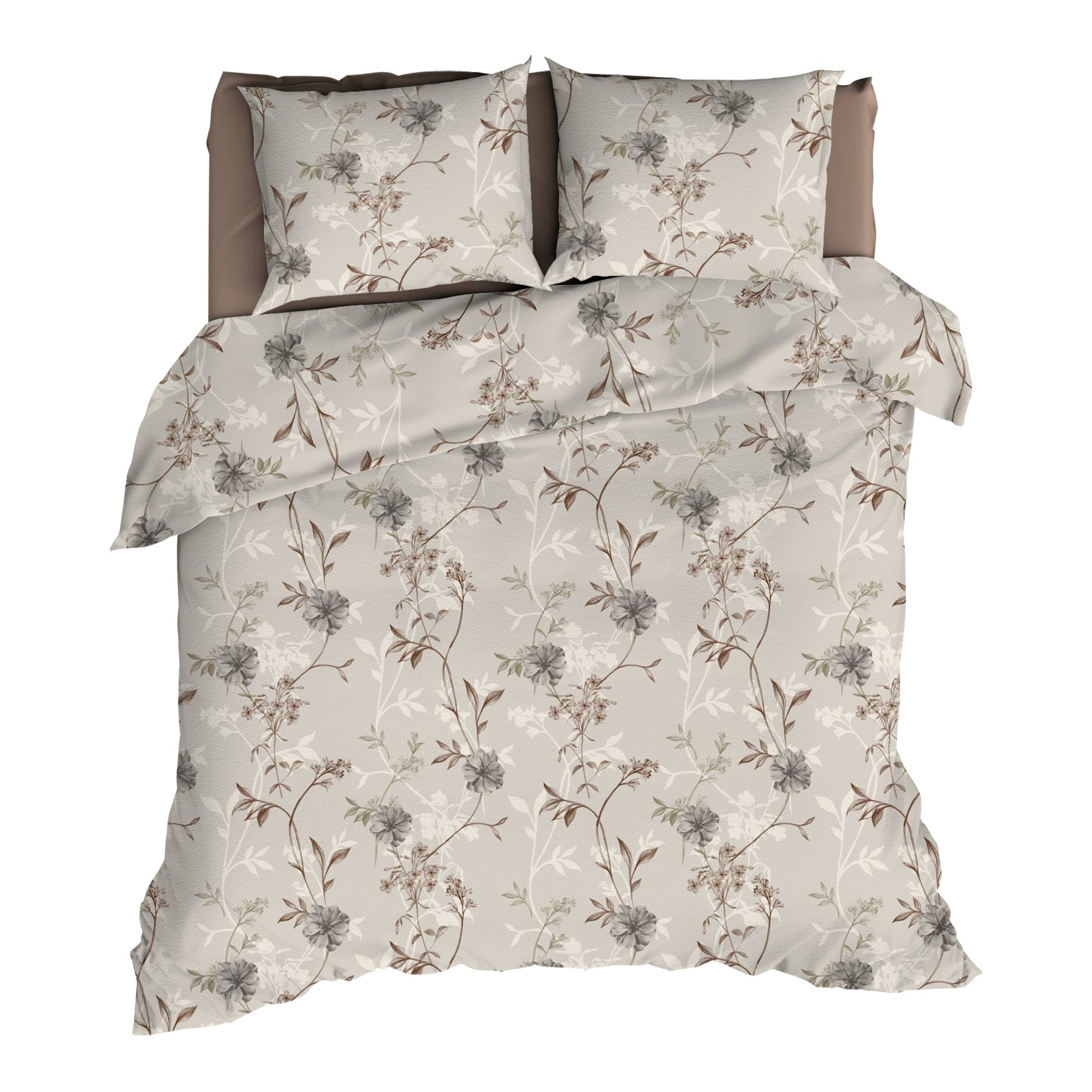 Romanette Bettbezug Flanell Richelle Beige