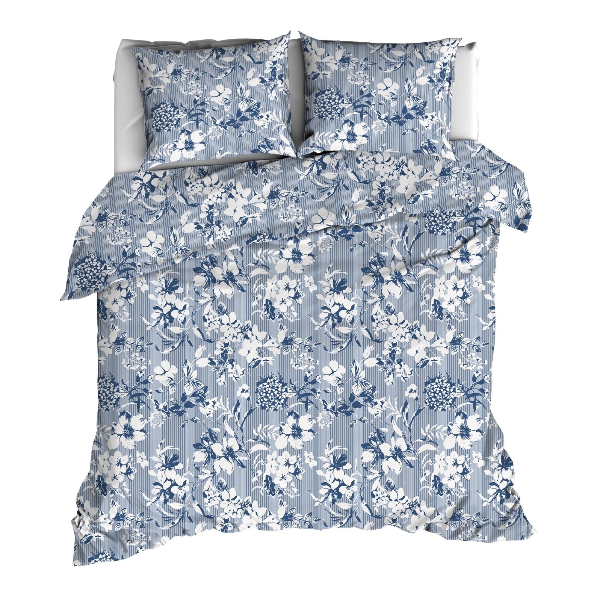 Romanette Bettbezug Baumwolle Victorine Blue