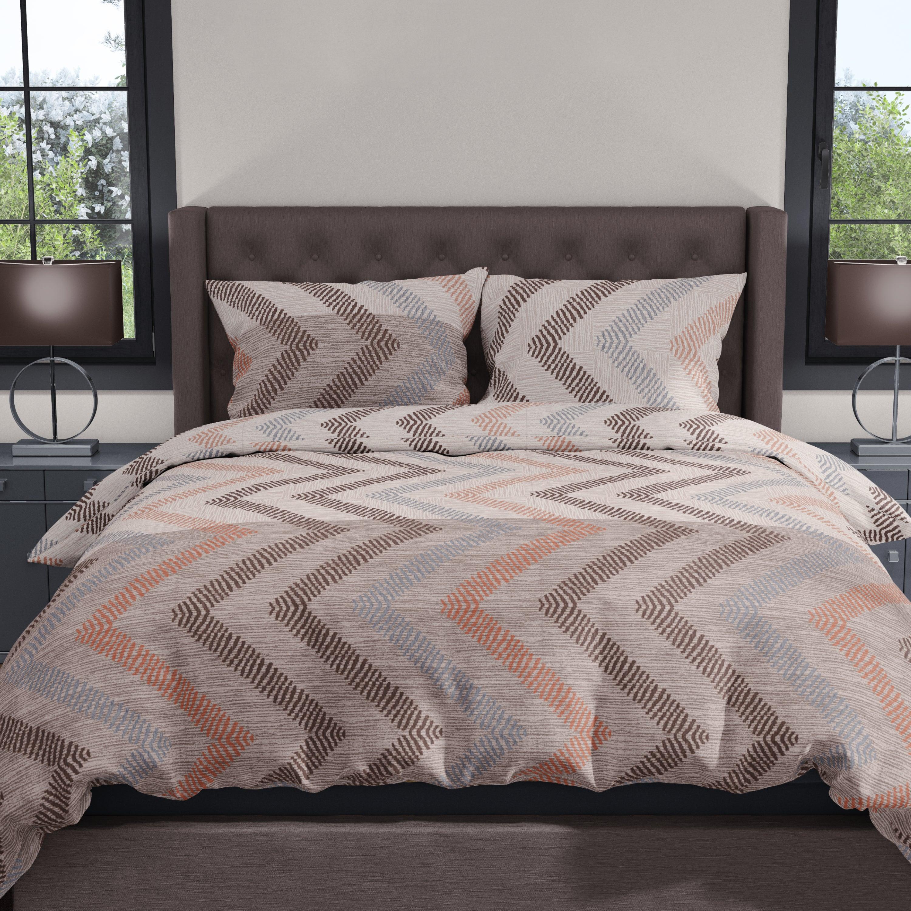 Satin d'Or Dekbedovertrek Satijn Ziggo Taupe - Bedtextielonline.be