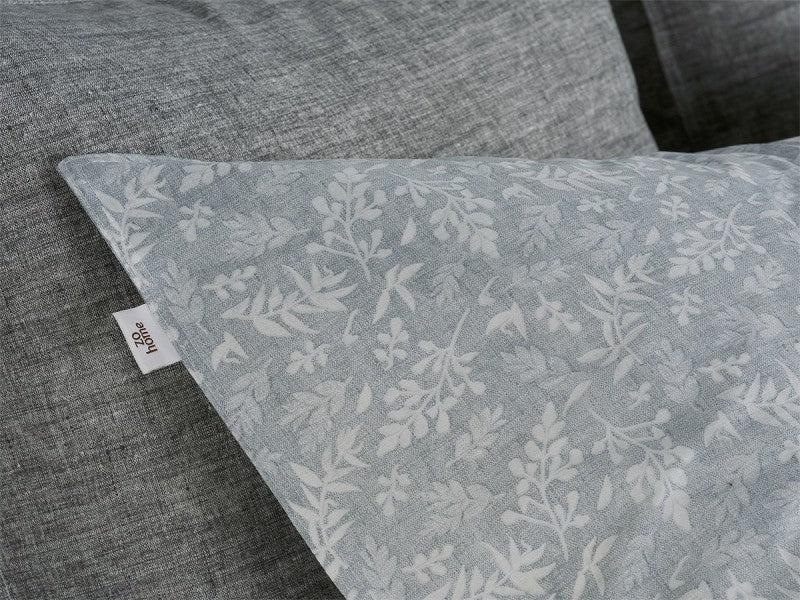 Zo Home Bettbezug Baumwolle Petali di Lino Denim