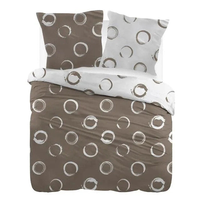 Cottons Lakenset Flanel Lieve Taupe