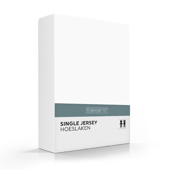 Romanette Hoeslaken Hoeslaken Jersey Wit