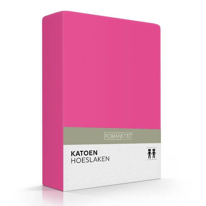 Romanette Hoeslaken Romanette Hoeslaken Basic Katoen Fuchsia