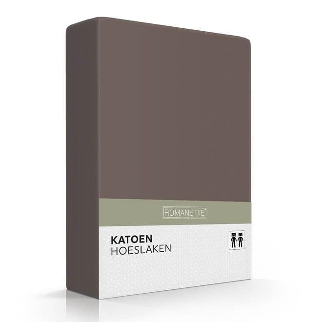 Romanette Hoeslaken Romanette Hoeslaken Basic Katoen Taupe