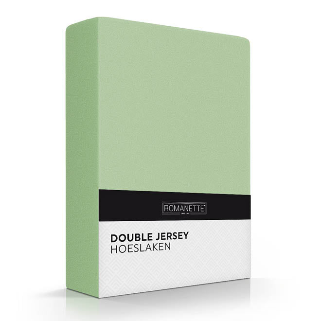 Romanette Spannbetttuch Double Jersey Dusty Green