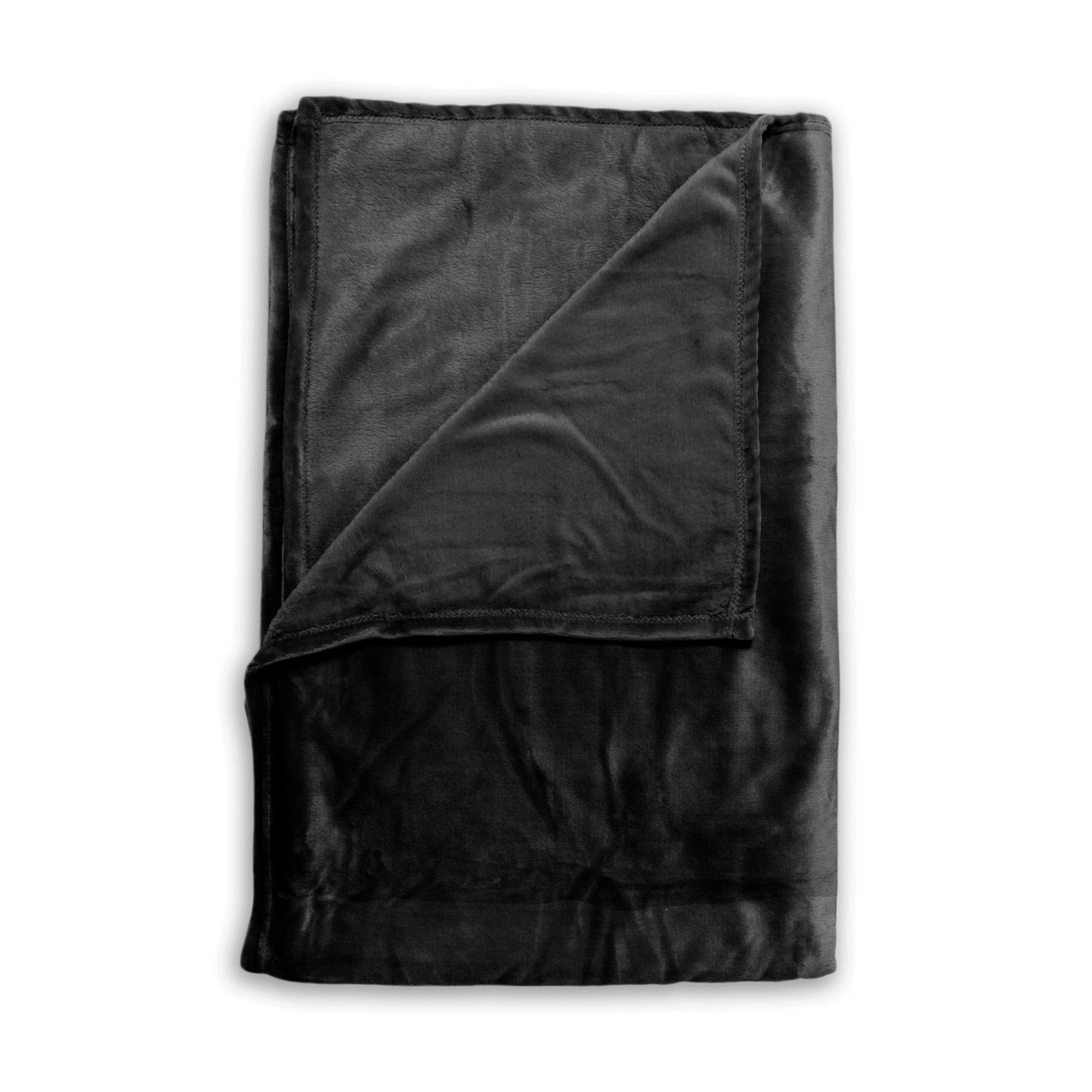 Zo Home Plaid 140 x 200 cm Zo Home Plaid Cara Deep-Black Polyester