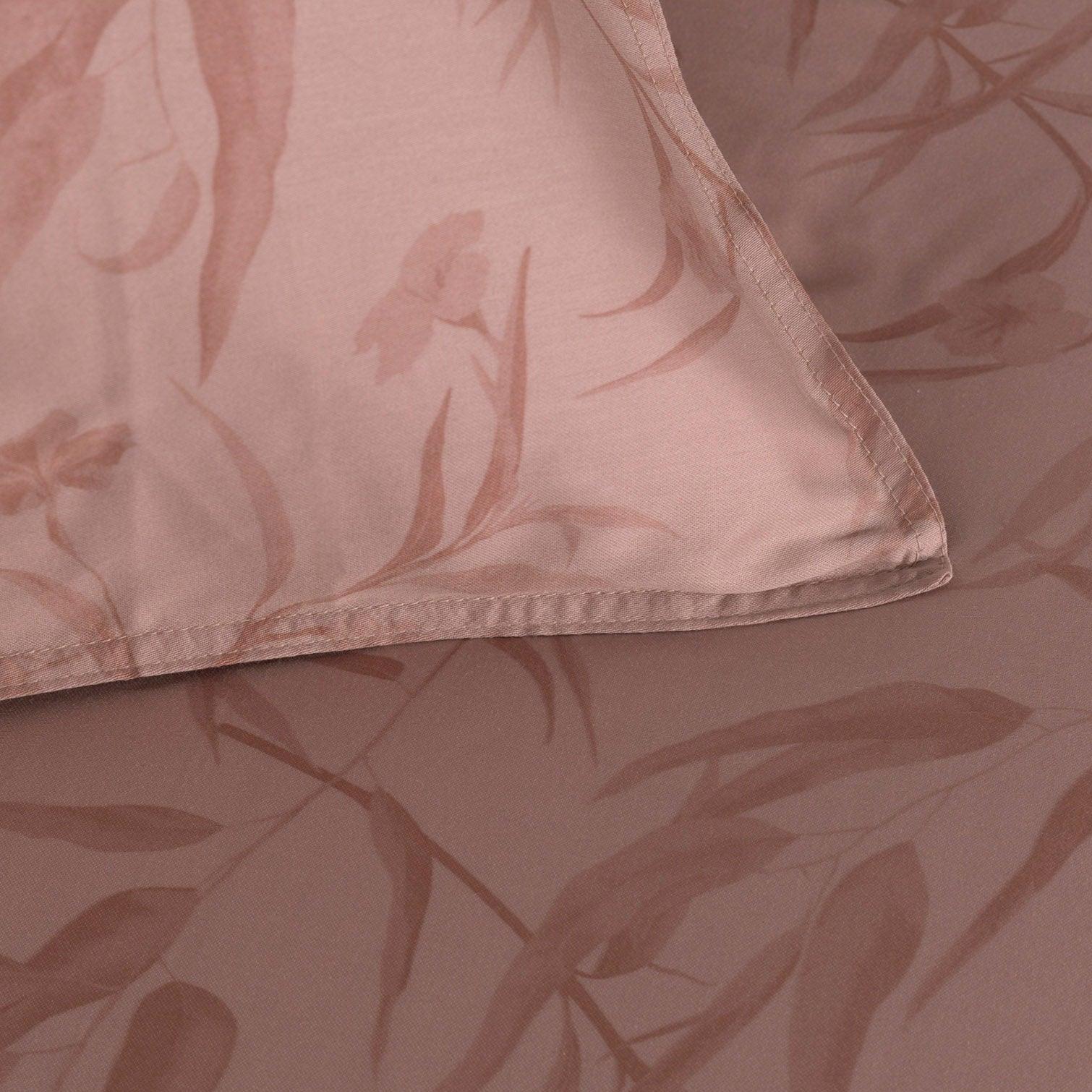 Zo Home Dekbedovertrek Fiori-di-Satinado Shady Pink Satijn - Bedtextielonline.be